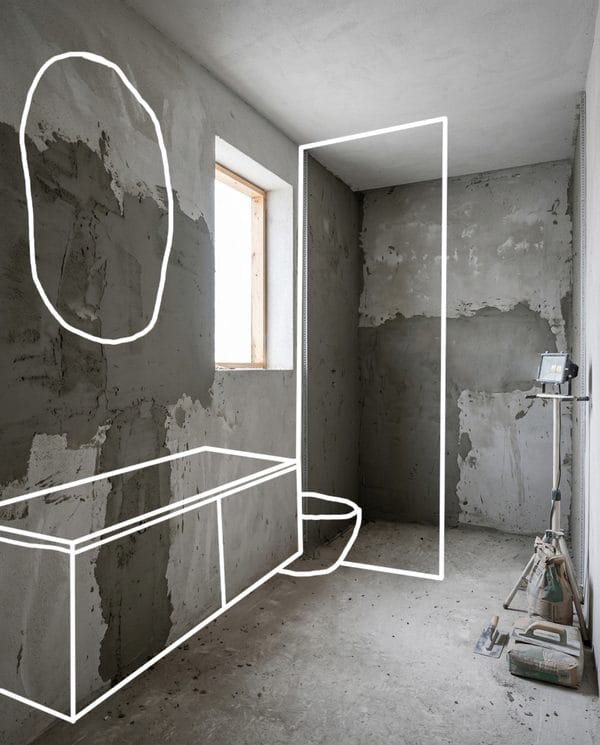 Baño en obra