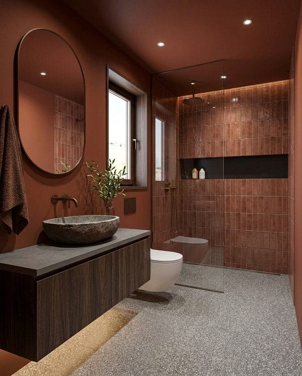 Baño terminado con IA