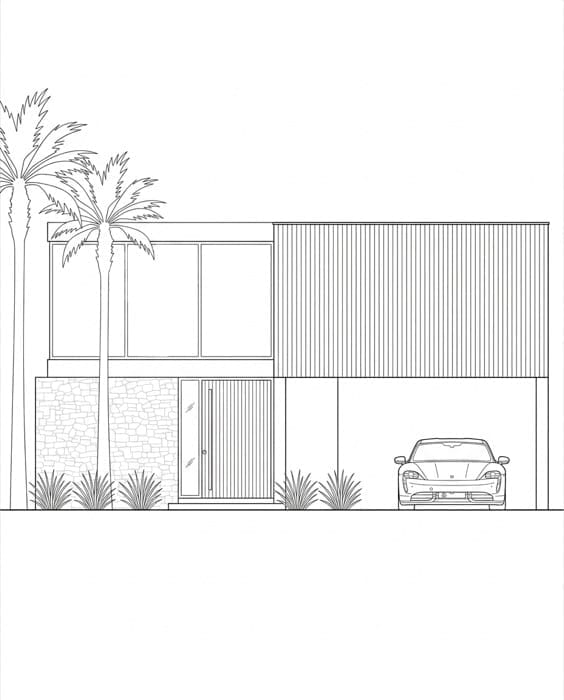 Elevación CAD